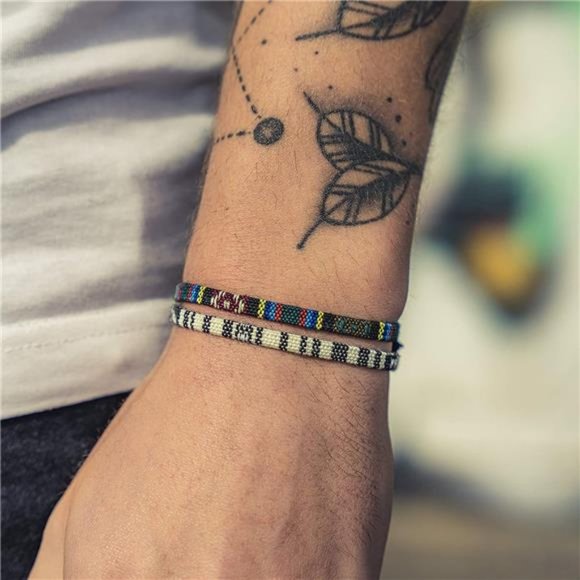 Surfer Beach Bracelet Set Men & Women - Braided Boho Summer Bracelets - Handmade - Picture 9 of 9